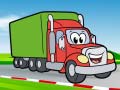 Cluiche Happy Trucks Coloring