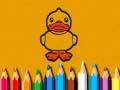 Cluiche Back To School: Ducks Coloring Book