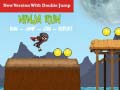 Cluiche Ninja Run Double Jump