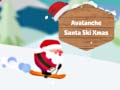 Cluiche Avalanche Santa Ski Xmas