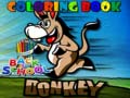 Cluiche Back To School Coloring Book Donkey