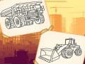 Cluiche Construction Trucks Coloring
