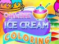 Cluiche Online Ice Cream Coloring