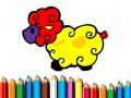 Cluiche Baby Sheep Coloring