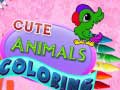 Cluiche Cute Animals Coloring