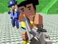 Cluiche GunGame shooting warfare: blocky gangster