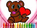 Cluiche Animals Valentine Coloring