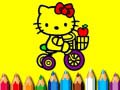 Cluiche Back To School: Sweet Kitty Coloring