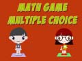 Cluiche Math Game Multiple Choice