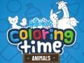 Cluiche HelloKids Coloring Time Animals