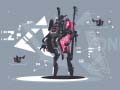 Cluiche Alien Robot Warrior Hidden