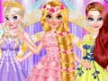 Cluiche Long Hair Princess Prom