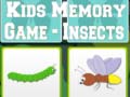 Cluiche Kids Memory game - Insects