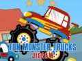 Cluiche Fun Monster Trucks Jigsaw