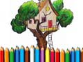 Cluiche Tree House Coloring Book