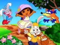 Cluiche Dora Happy Easter Spot the Difference