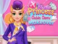 Cluiche Blonde Princess Cabin Crew Makeover