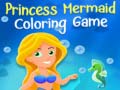 Cluiche Princess Mermaid Coloring Game