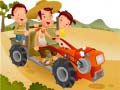Cluiche Cartoon Tractor Puzzle