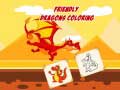 Cluiche Friendly Dragons Coloring