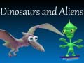 Cluiche Dinosaurs and Aliens