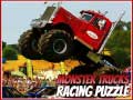 Cluiche Monster Trucks Racing Puzzle