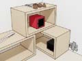 Cluiche Geometric Room Escape