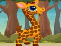 Cluiche Giraffe Jigsaw