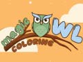 Cluiche Magic Owl Coloring