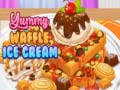 Cluiche Yummy Waffle Ice Cream