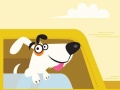 Cluiche Adorable Puppies in Cars Match 3