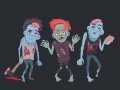 Cluiche Zombies and Skeletons Coloring