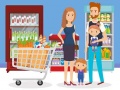 Cluiche Happy Shopping Jigsaw