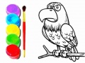 Cluiche Eagle Coloring Book