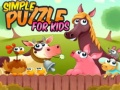 Cluiche Simple Puzzle For Kids