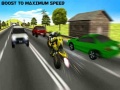 Cluiche Highway Traffic Bike Stunts