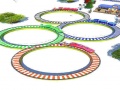 Cluiche Lowpolly Train Racing