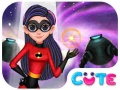 Cluiche Superhero Violet Fashion Shoot