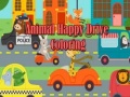 Cluiche Animal Happy Drive Coloring
