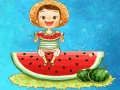 Cluiche Watermelon and Drinks Puzzle