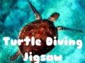 Cluiche Turtle Diving Jigsaw