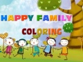 Cluiche Happy Family Coloring 