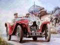 Cluiche Painting Vintage Cars Jigsaw Puzzle 2