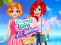 Cluiche Princess Girls Air Balloon Trip