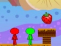 Cluiche Stickman Bros In Fruit Island 2