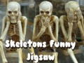 Cluiche Skeletons Funny Jigsaw