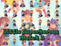 Cluiche Little Superheroes Match 3