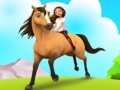 Cluiche Horse Run 3D