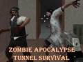 Cluiche Zombie Apocalypse Tunnel Survival