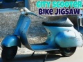 Cluiche City Scooter Bike Jigsaw